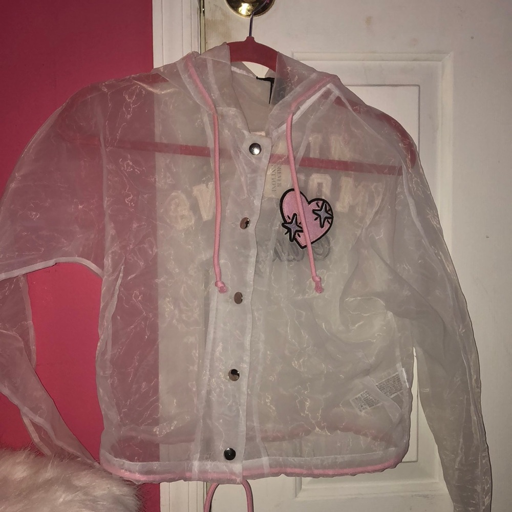 Forever 21 see thru hoodie